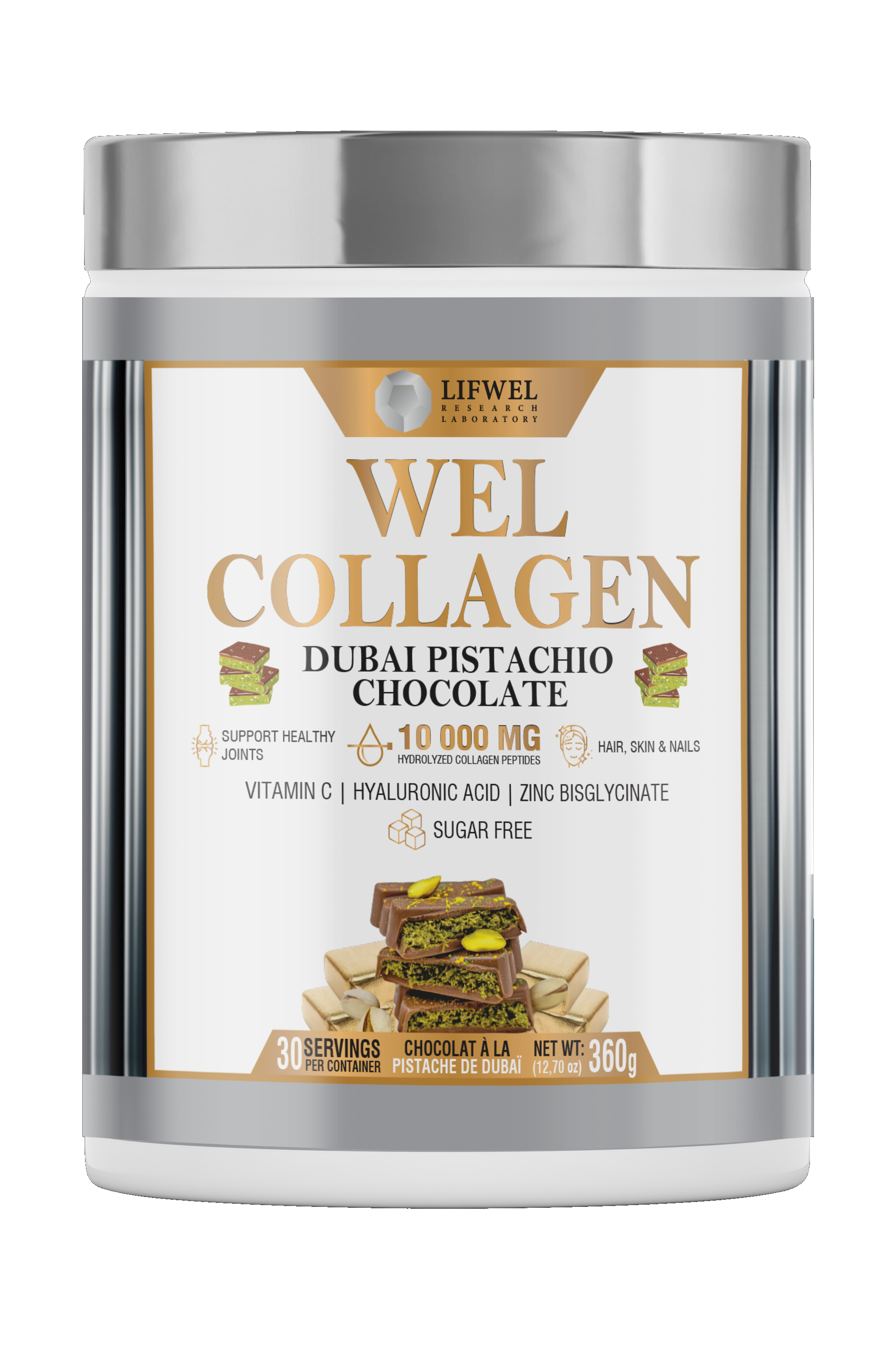 WEL Collagen — Dubai Chocolate
