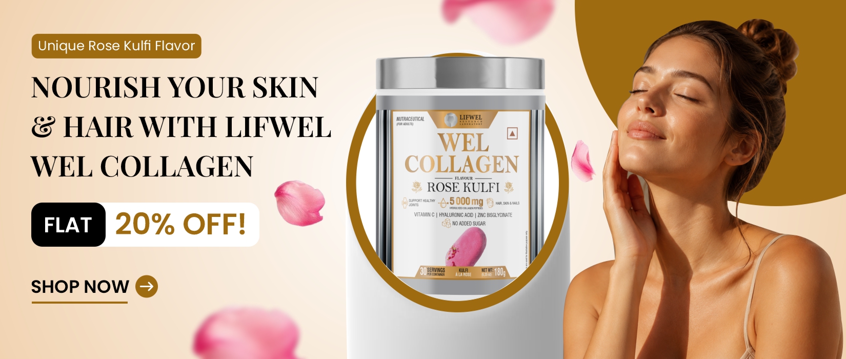 Wel Collagen Rose Kulfi